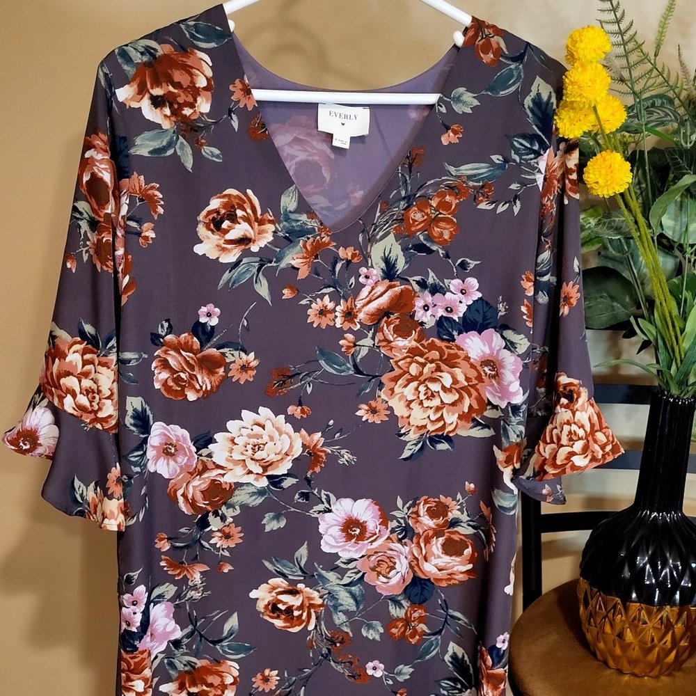 Gorgeous Everly Floral Midi Dress